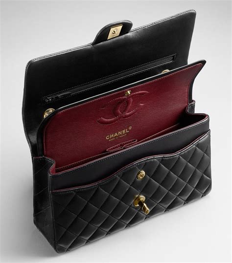 chanel classic flap inside|chanel classic flap 2022.